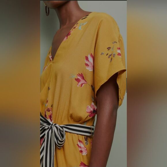 NWT ANTHROPOLOGIE Corey Lynn Calter | Floral Jumpsuit Size M - Picture 4 of 7